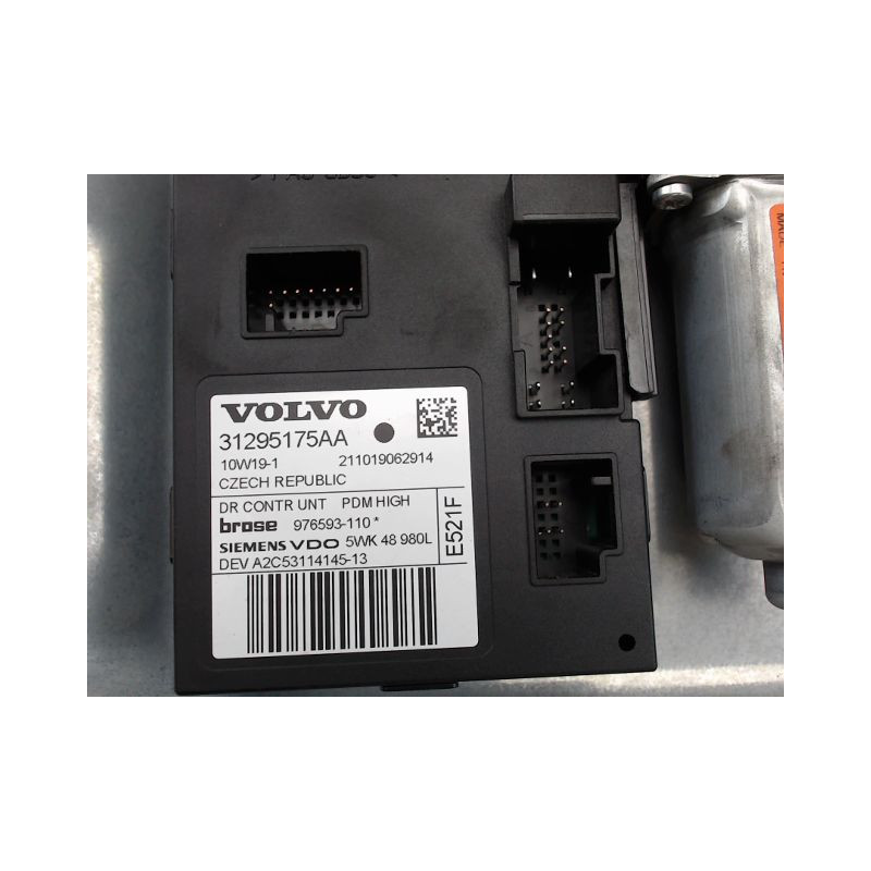 MECANISME LEVE-GLACE AVANT DROIT VOLVO S40