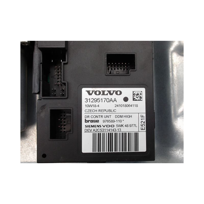 MECANISME LEVE-GLACE AVANT GAUCHE VOLVO S40
