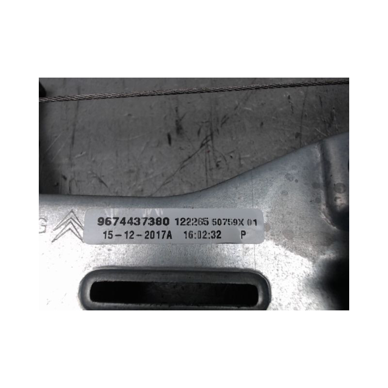 MECANISME+MOTEUR LEVE-GLACE ARRIERE GAUCHE CITROEN C-ELYSEE