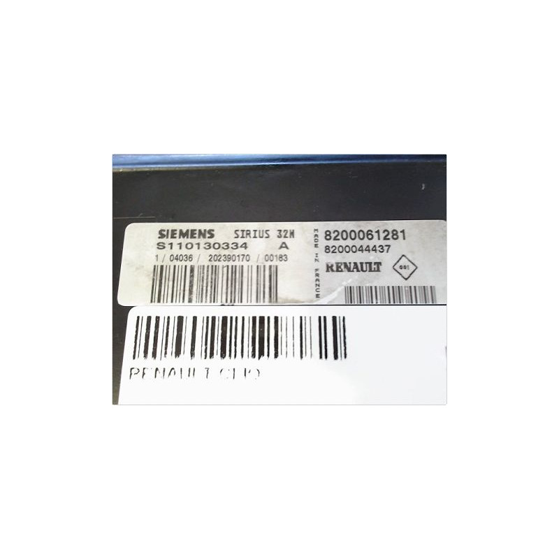 CALCULATEUR MOTEUR RENAULT CLIO