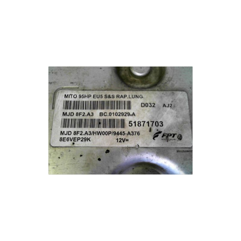 CALCULATEUR MOTEUR ALFA ROMEO MITO 2008-2016