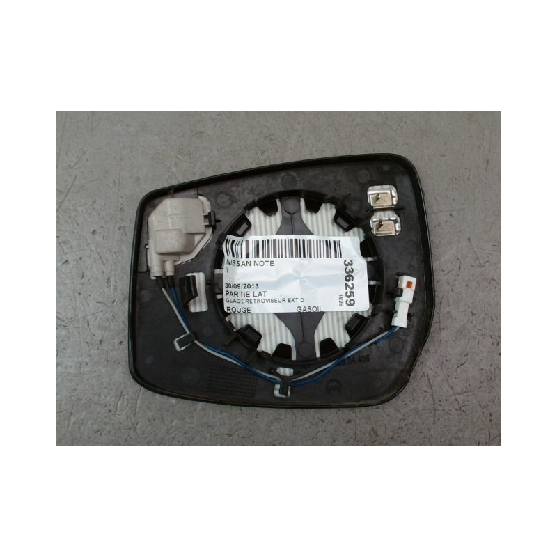 GLACE RETROVISEUR EXT D NISSAN NOTE