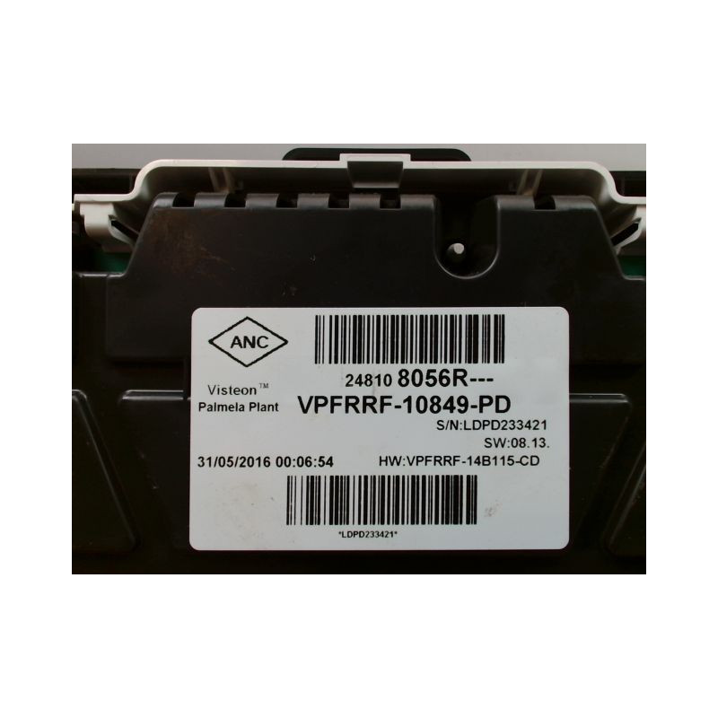 BLOC COMPTEURS RENAULT CAPTUR Phase 1 2013-...