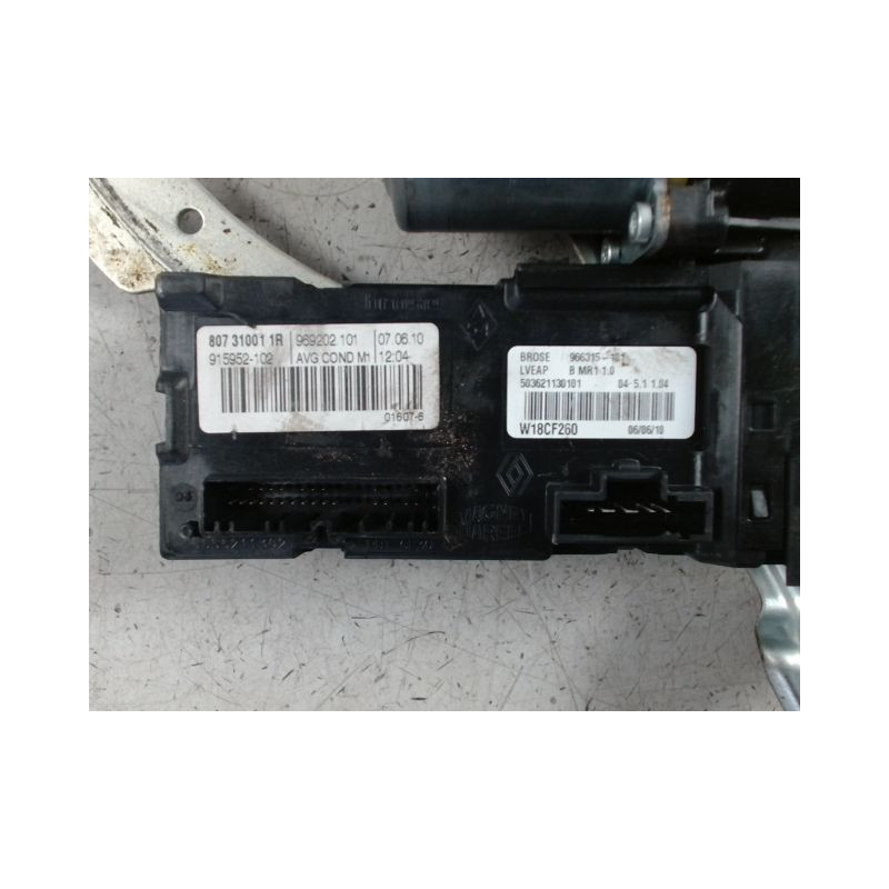 MECANISME+MOTEUR LEVE-GLACE AVANT GAUCHE RENAULT SCENIC III 2009-