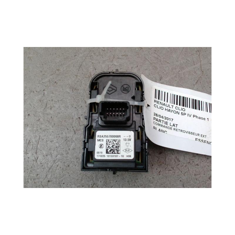 COMMANDE RETROVISSEUR EXTERIEUR ELECTRIQUE RENAULT CLIO IV Phase 1 2012-...