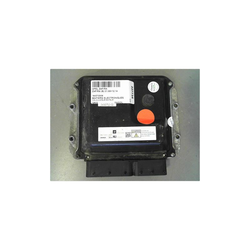 CALCULATEUR MOTEUR OPEL ZAFIRA (B) 08-14