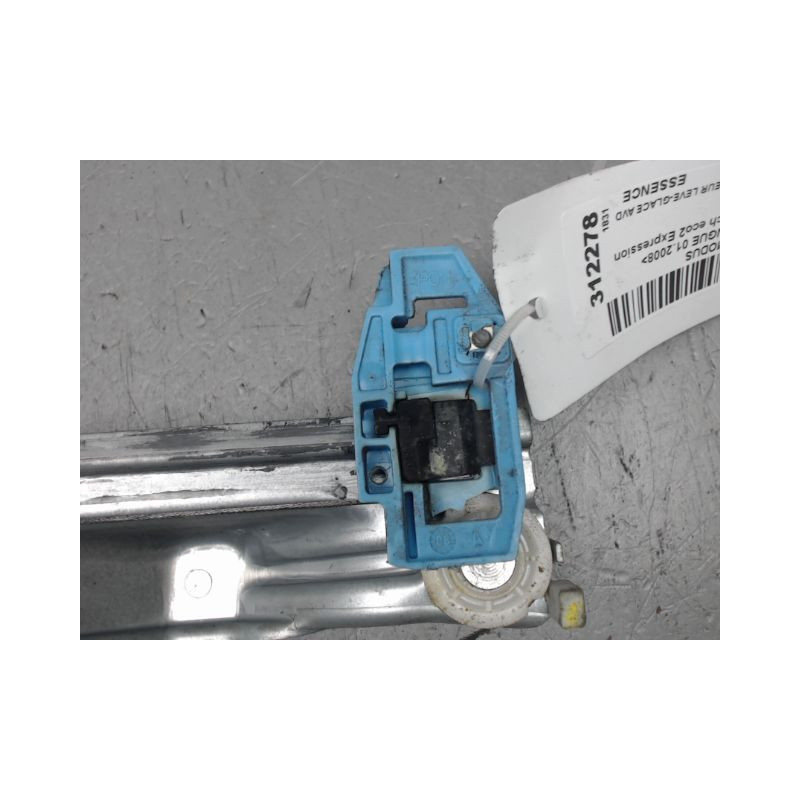 MECANISME+MOTEUR LEVE-GLACE AVANT DROIT RENAULT MODUS LONGUE 2008-