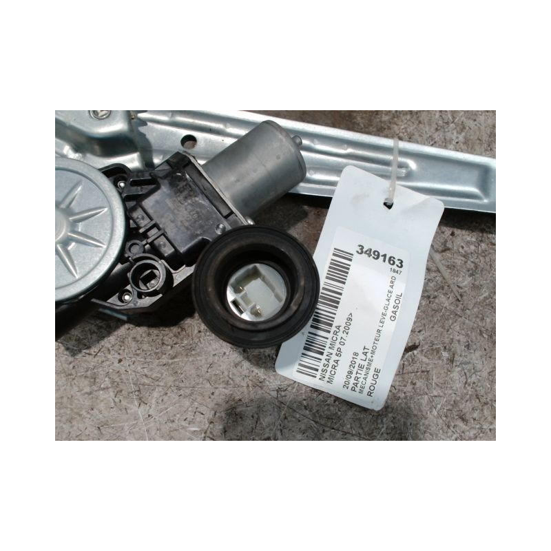 MECANISME+MOTEUR LEVE-GLACE ARRIERE DROIT NISSAN MICRA 2009-