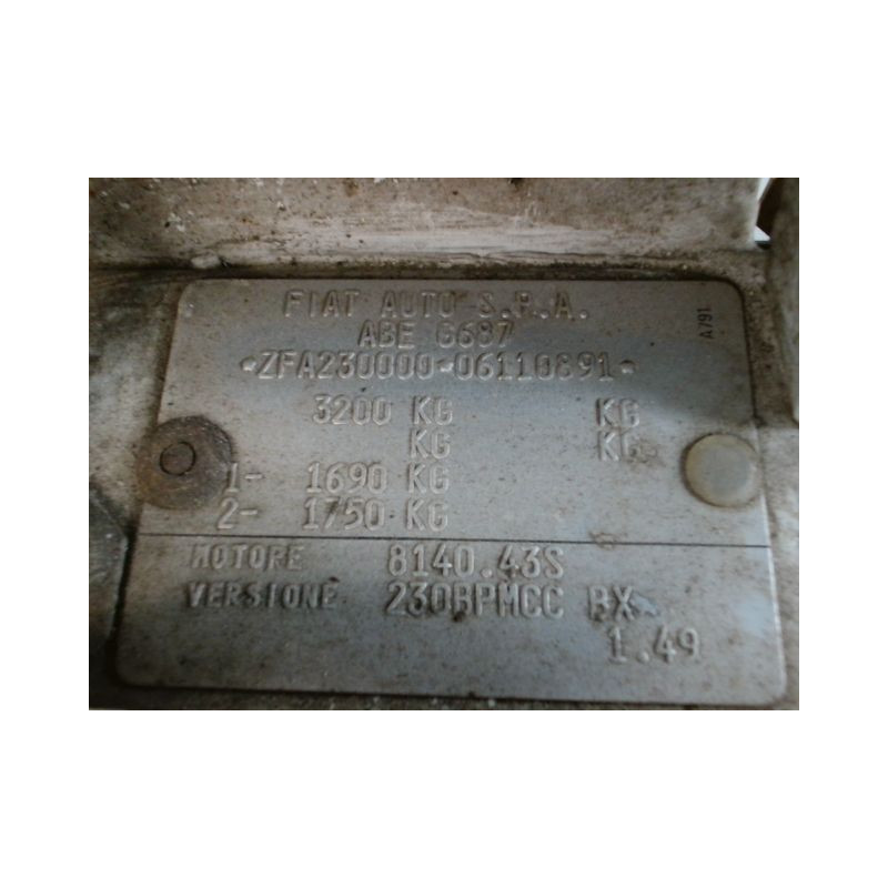 FACE AVANT FIAT DUCATO