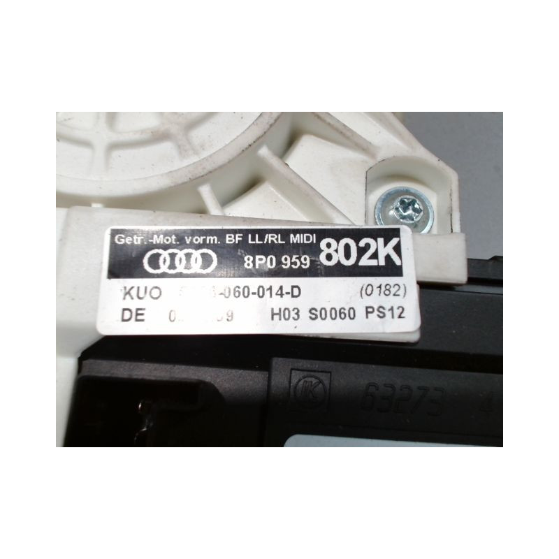 MECANISME+MOTEUR LEVE-GLACE AVANT DROIT AUDI A3 SPORTBACK