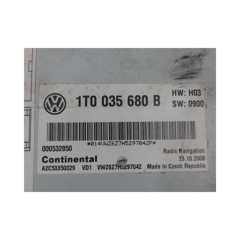 ECRAN GPS VOLKSWAGEN GOLF