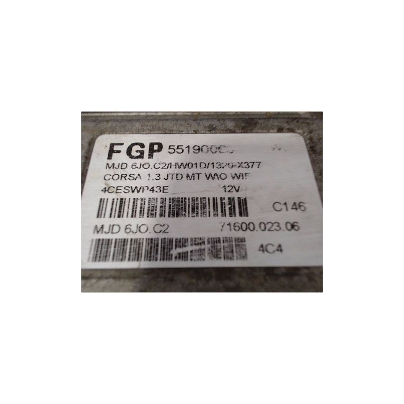 CALCULATEUR MOTEUR OPEL CORSA (C) 03-06