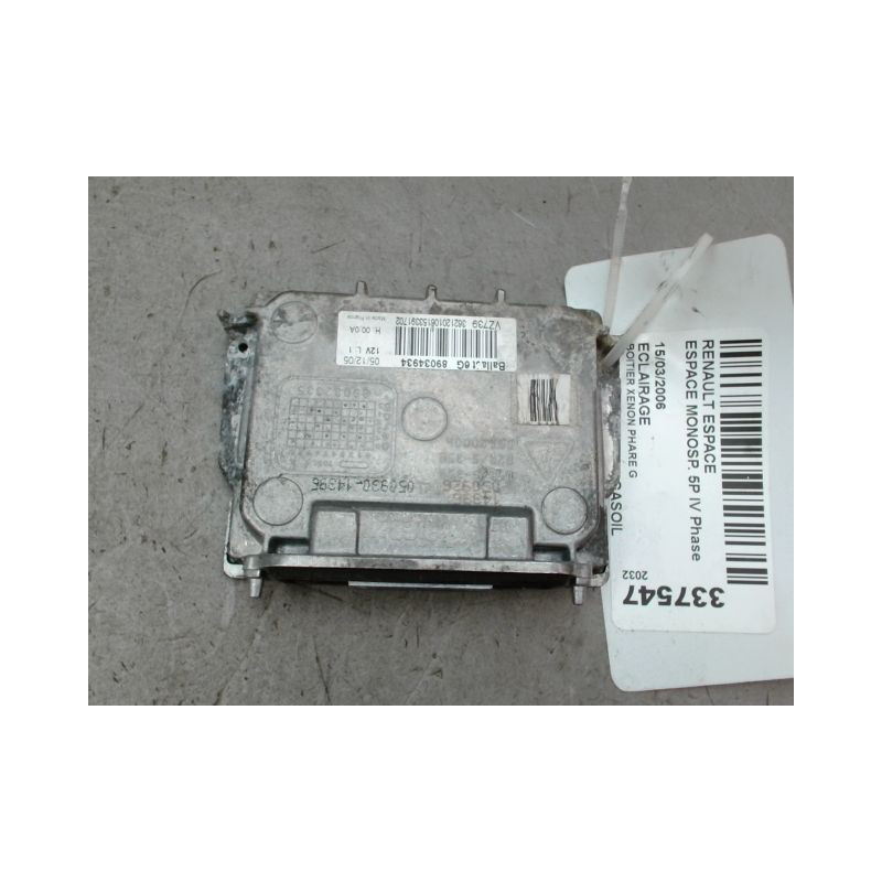 BOITIER XENON PHARE GAUCHE RENAULT ESPACE MONOSP. IV Phase 1 2002-2006
