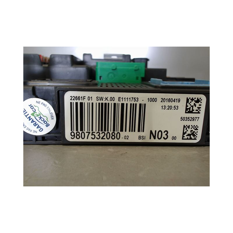 BOITIER GESTION HABITACLE PEUGEOT 208