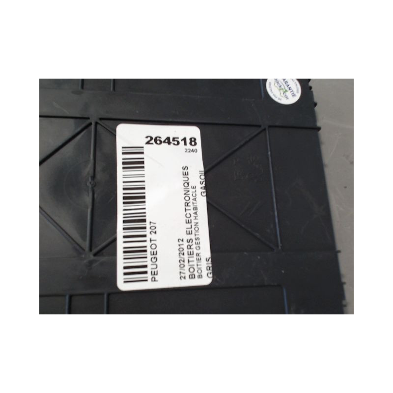 BOITIER GESTION HABITACLE PEUGEOT 207