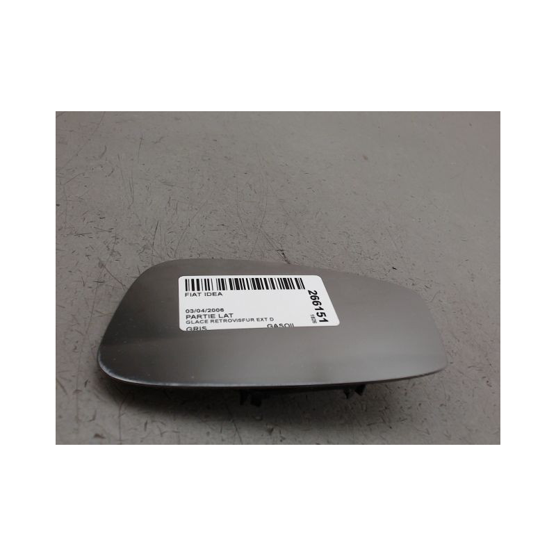 GLACE RETROVISEUR EXT D FIAT IDEA