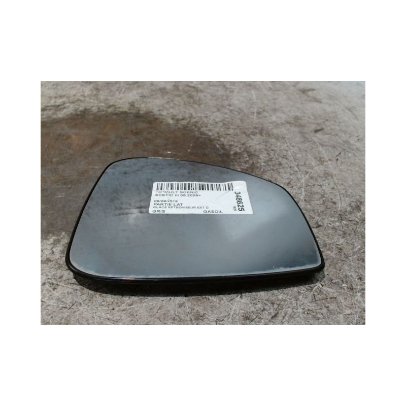GLACE RETROVISEUR EXT D RENAULT SCENIC III 2009-