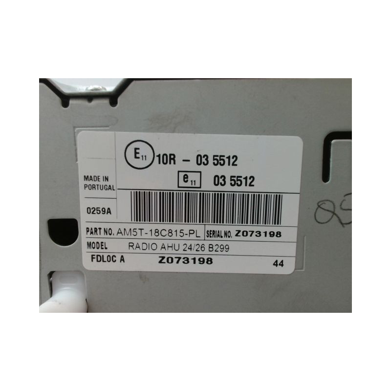AUTORADIO FORD FIESTA 2005-