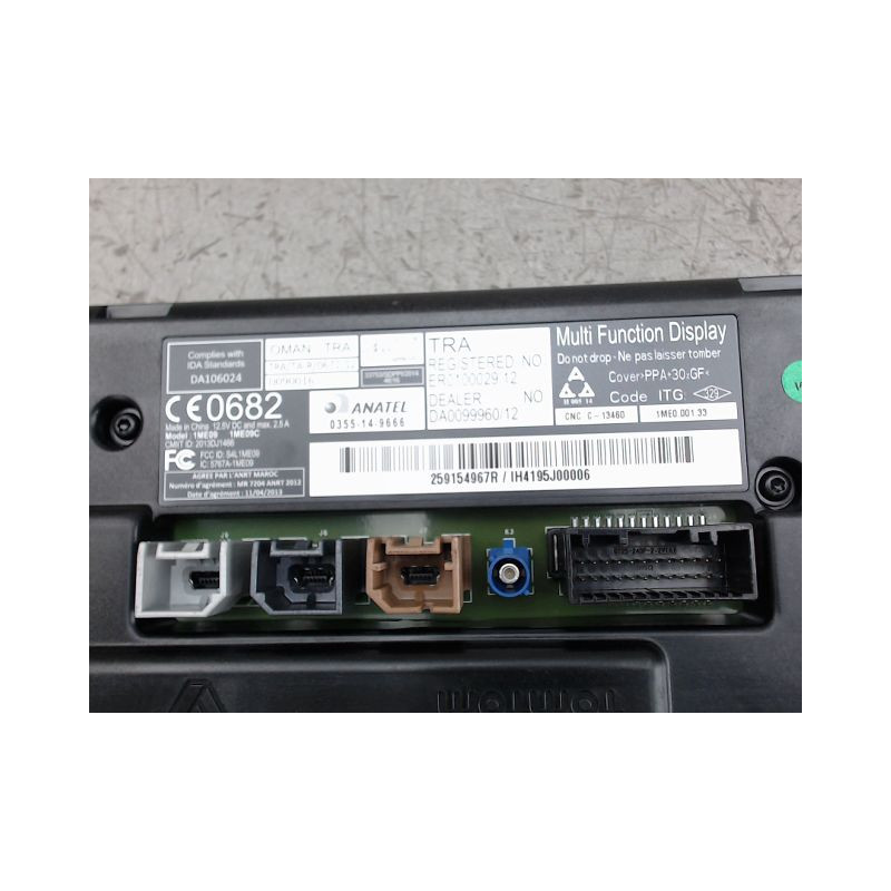 ECRAN GPS RENAULT MEGANE