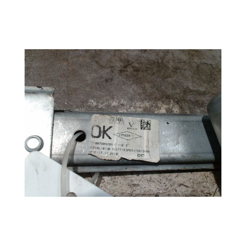 MECANISME+MOTEUR LEVE-GLACE AVANT DROIT DACIA SANDERO 2008-