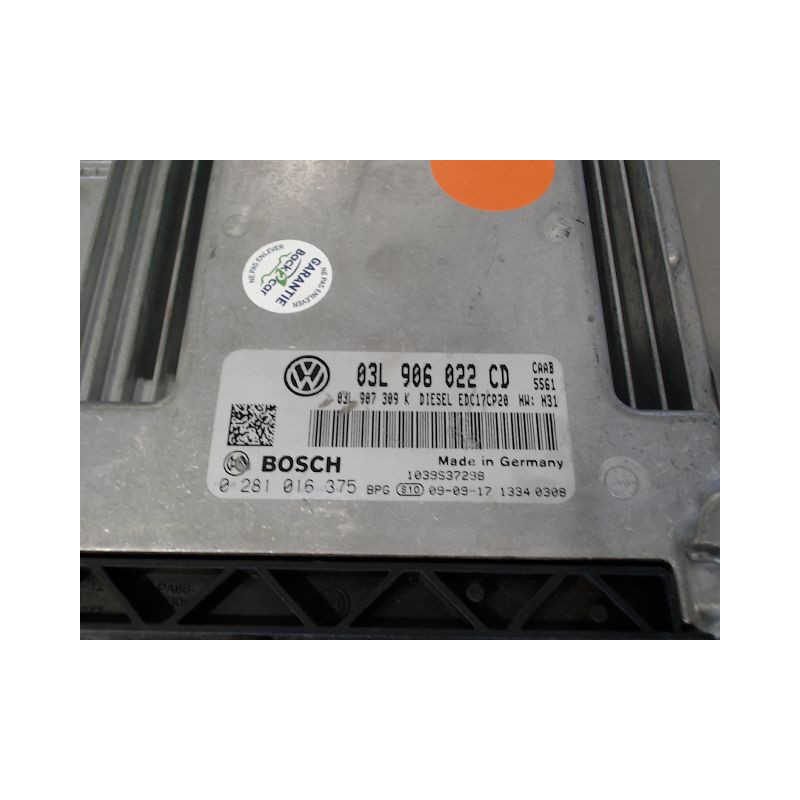 CALCULATEUR MOTEUR VOLKSWAGEN TRANSPORTER C MOY VITREE 6.03-