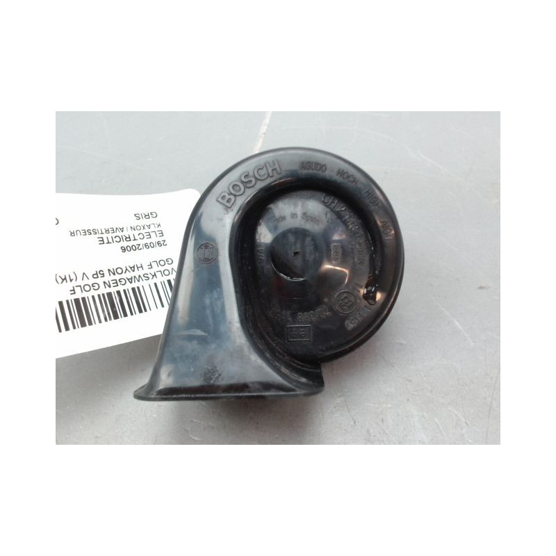 KLAXON / AVERTISSEUR VOLKSWAGEN GOLF V (1K) 2003-2008