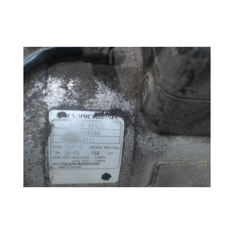 COMPRESSEUR AIR CONDITIONNE NISSAN QASHQAI