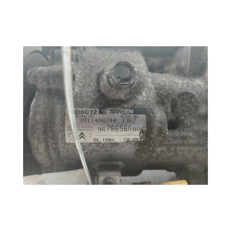 COMPRESSEUR AIR CONDITIONNE CITROEN C3 2009-