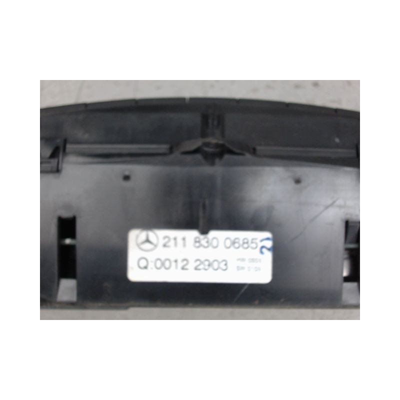 COMMANDE DE CHAUFFAGE MERCEDES CLASSE E