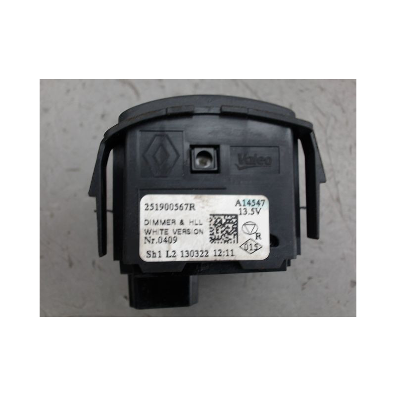 COMMANDE RÉGLAGE HAUTEUR DE PHARE RENAULT CLIO