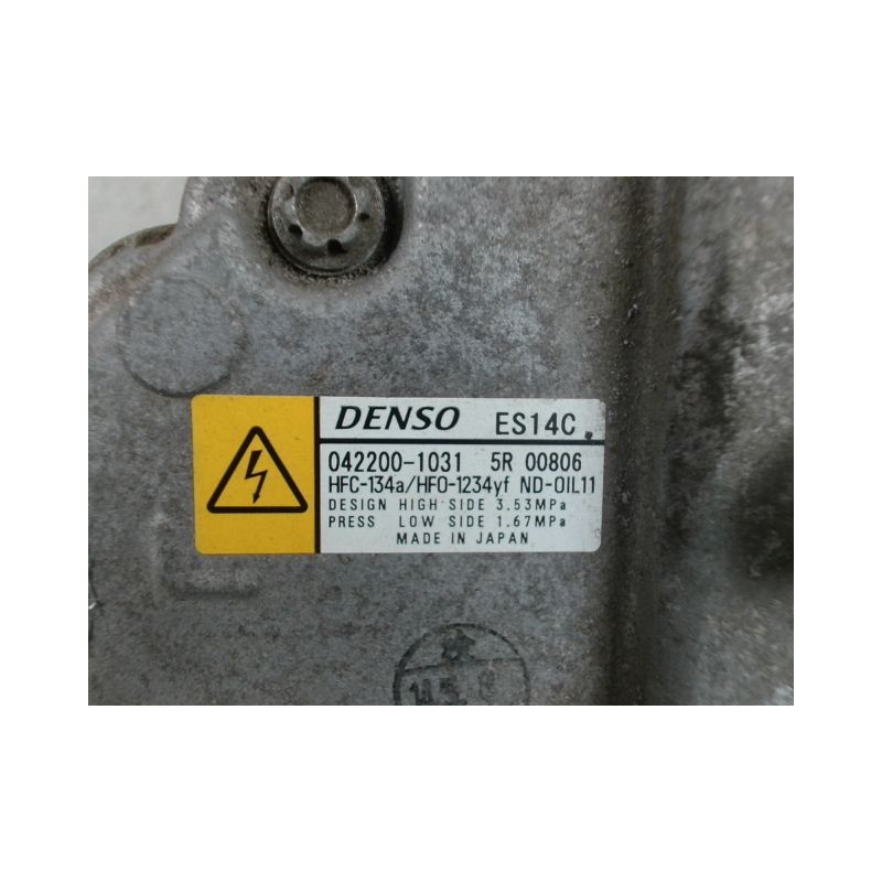 COMPRESSEUR AIR CONDITIONNE TOYOTA AURIS 2010-