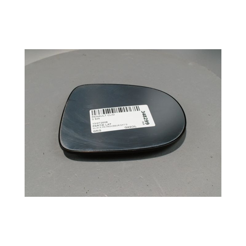 GLACE RETROVISEUR EXT D RENAULT CLIO III ESTATE 2008-
