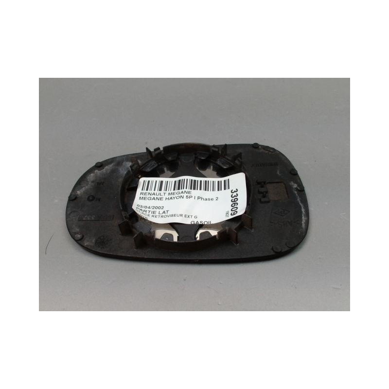 GLACE RETROVISEUR EXT G RENAULT MEGANE I Phase 2 1999-2002