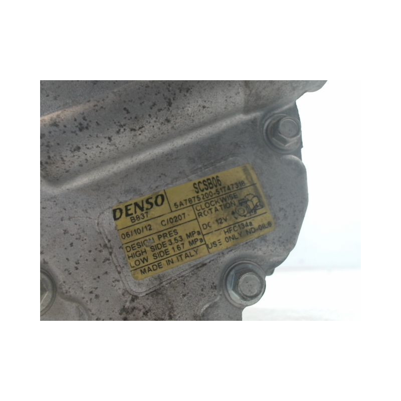 COMPRESSEUR AIR CONDITIONNE FIAT PANDA 2003-