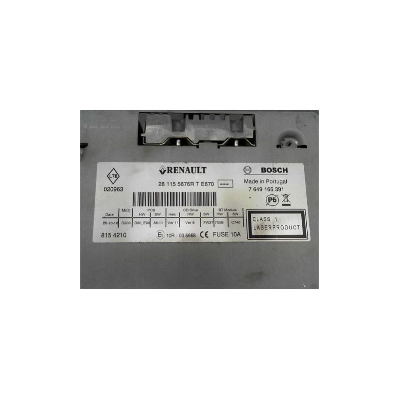 AUTORADIO RENAULT LAGUNA III PH2 ESTATE 10-13
