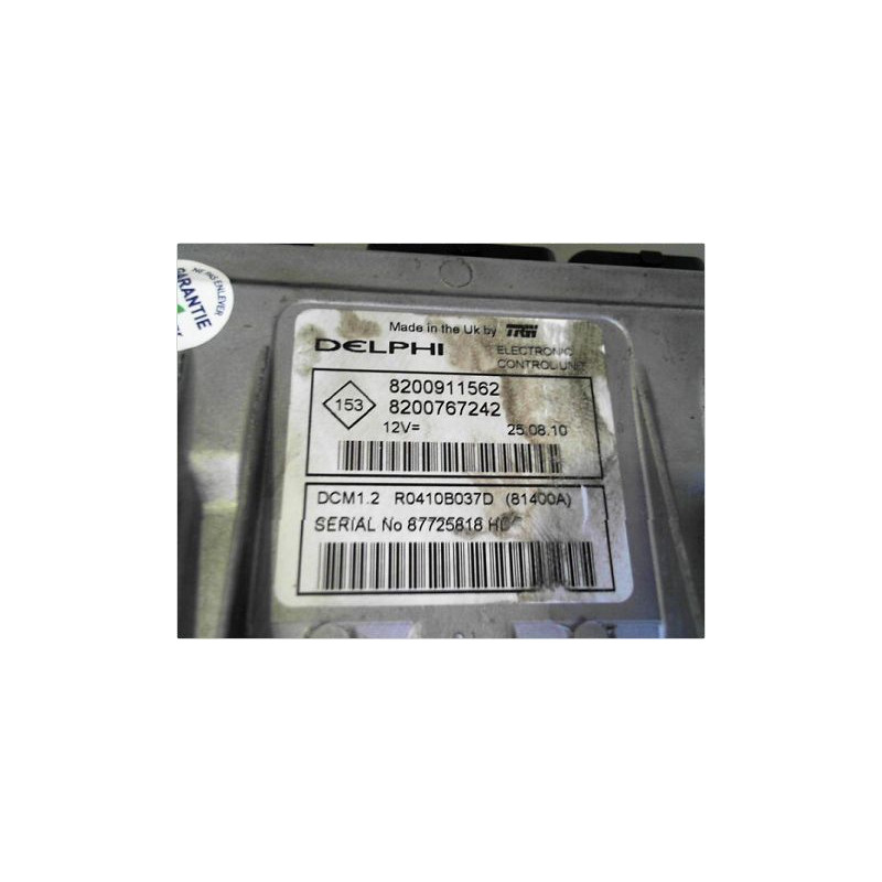 CALCULATEUR MOTEUR RENAULT CLIO II PH.2 CAMPUS 09-12
