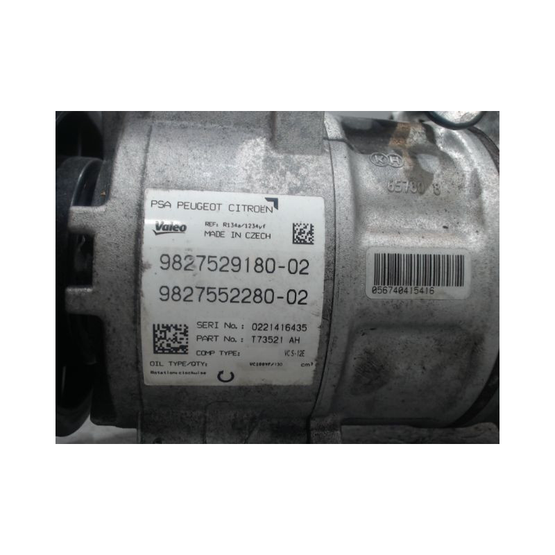 COMPRESSEUR AIR CONDITIONNE CITROEN C5 AIRCR.