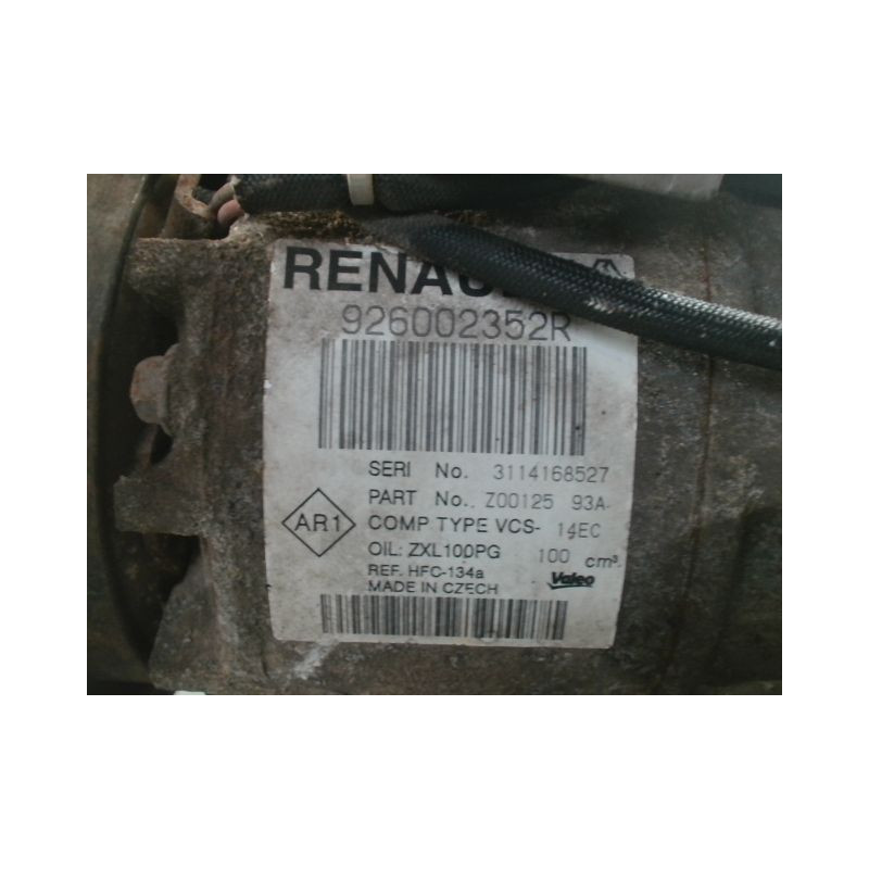 COMPRESSEUR AIR CONDITIONNE RENAULT CLIO IV