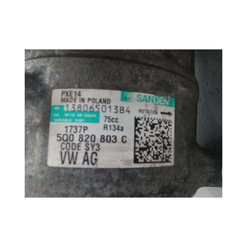COMPRESSEUR AIR CONDITIONNE SKODA OCTAVIA 2008-