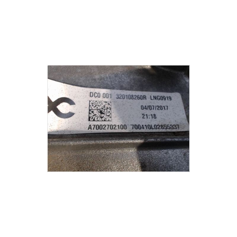 BOITE A VITESSE AUTOMATIQUE RENAULT TWINGO III 14-20 1.0 SCe 70