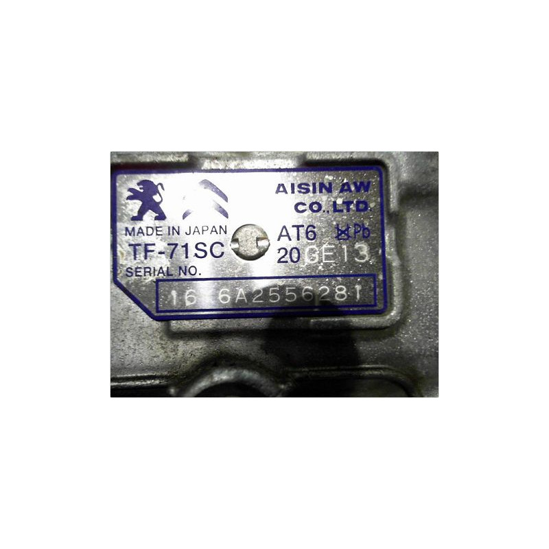 BOITE A VITESSE AUTOMATIQUE PEUGEOT 2008 PH2 2016- 1.2 THP 110 / PureTech 110