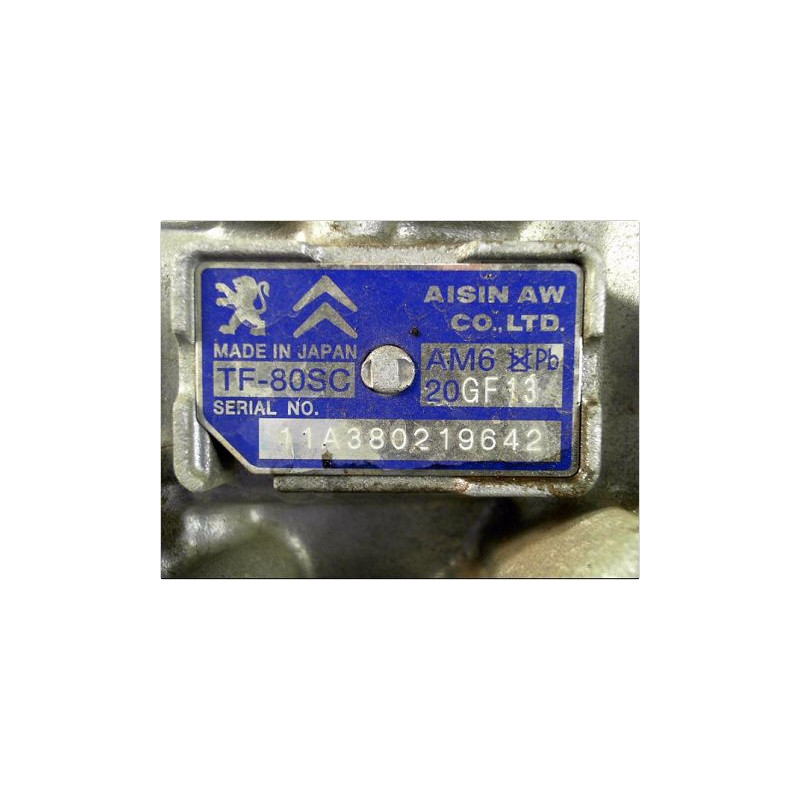 BOITE A VITESSE AUTOMATIQUE CITROEN C5 II 2008- 2.0 HDi 165