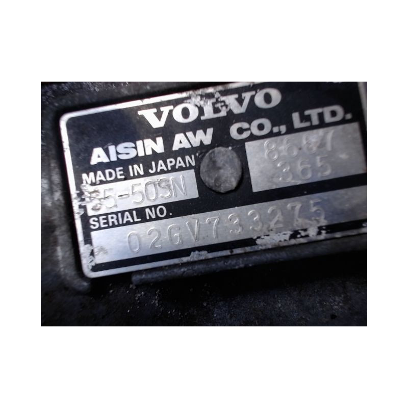 BOITE A VITESSE AUTOMATIQUE VOLVO S80 2.4 D5