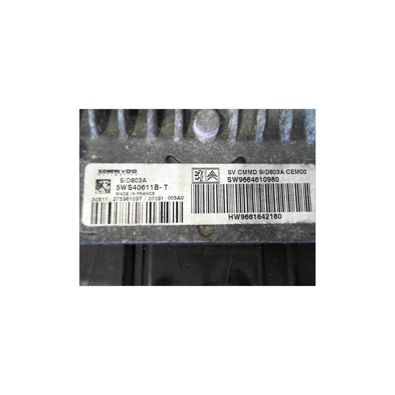 CALCULATEUR MOTEUR PEUGEOT 807 02-14