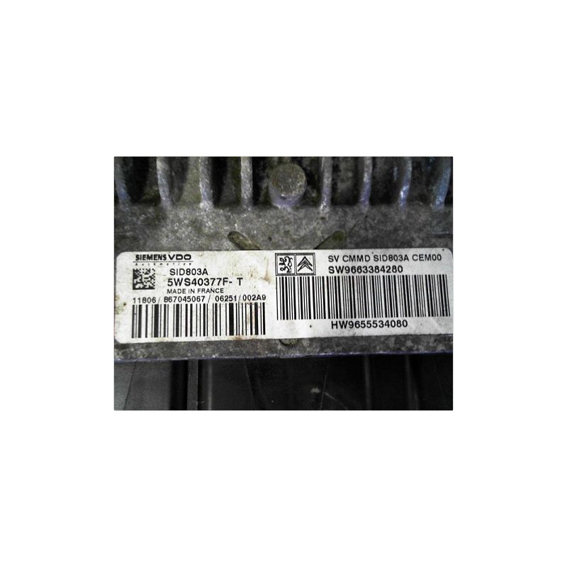 CALCULATEUR MOTEUR PEUGEOT 807 02-14