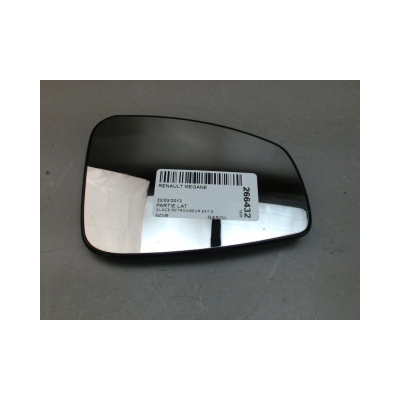 GLACE RETROVISEUR EXT D RENAULT MEGANE
