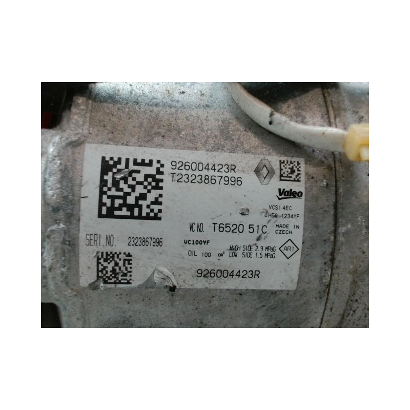 COMPRESSEUR AIR CONDITIONNE RENAULT CLIO