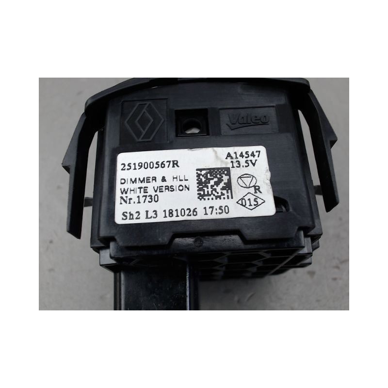 COMMANDE RÉGLAGE HAUTEUR DE PHARE RENAULT CLIO