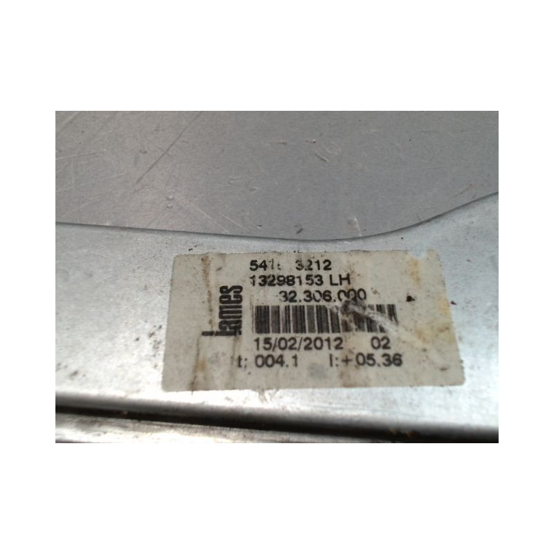 MECANISME+MOTEUR LEVE-GLACE AVANT GAUCHE OPEL CORSA 2010-