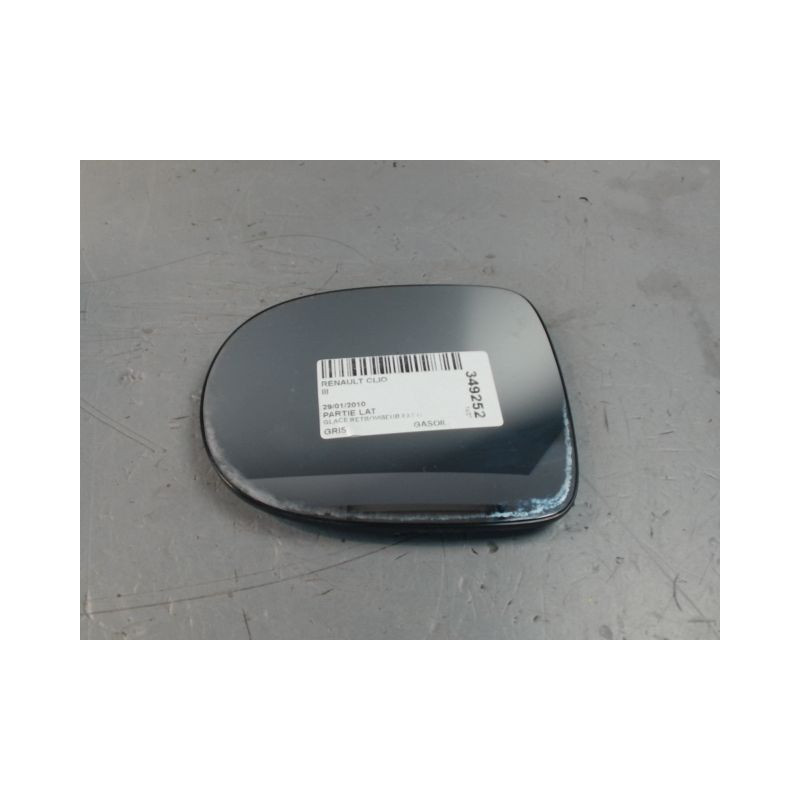 GLACE RETROVISEUR EXT G RENAULT CLIO III 2009-